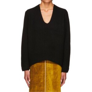 Acne Studios Black V-neck Sweater